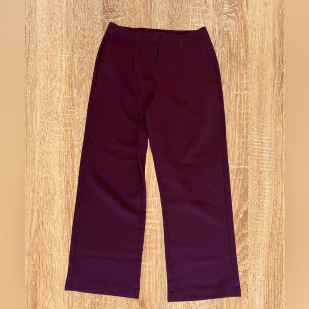 Burgundy Trousers